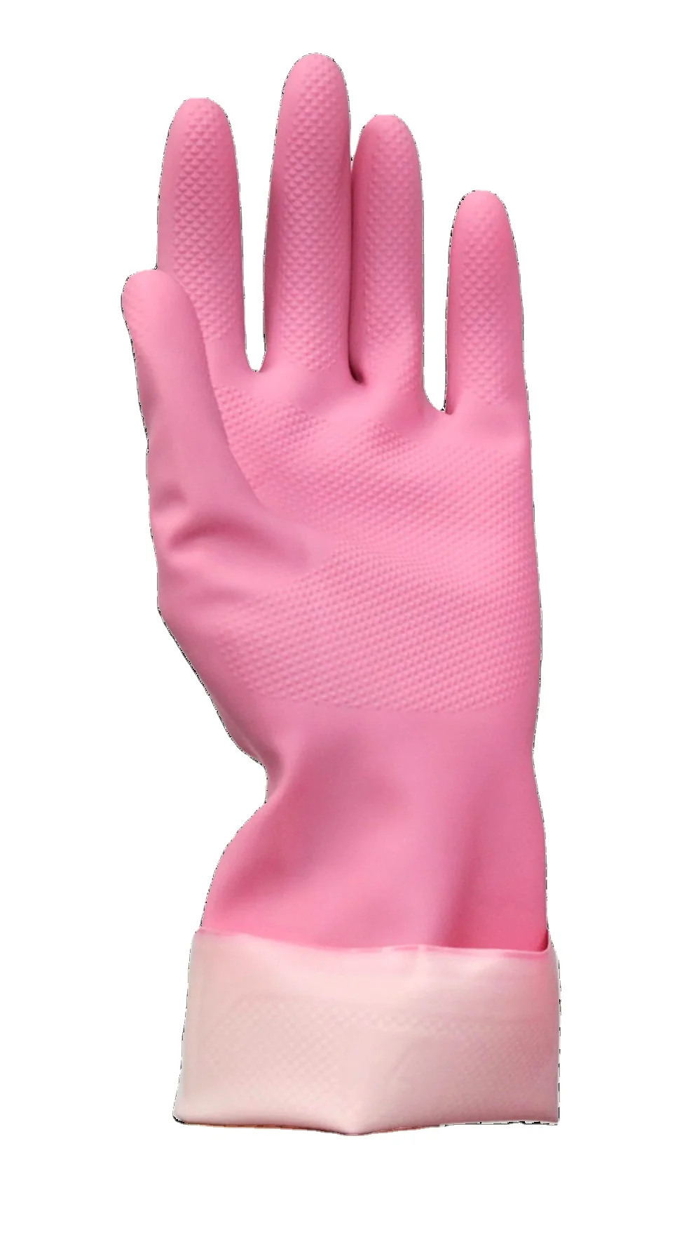 Household gloves outdoor latex pink rubber glove. Waterproof dishwashing gloves. High quality cleaning gloves  (Grade B Offer)