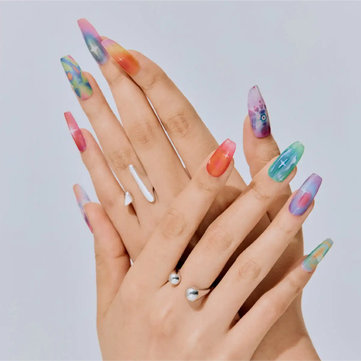 Korean 100% Real Salon Quality Press on gel nails Gel Nail sticker manicure Wholesale Certified