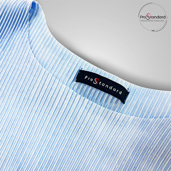 Kids Fashion Two Pieces Set Baby Girls Blue Pleated Top& Trousers Korean Style