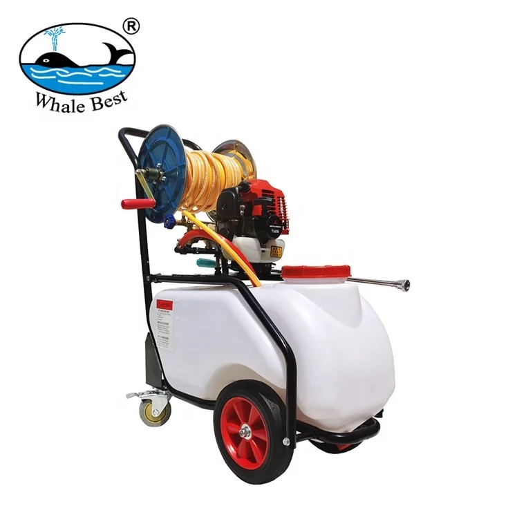 trolley gasoline engine power sprayer with gun