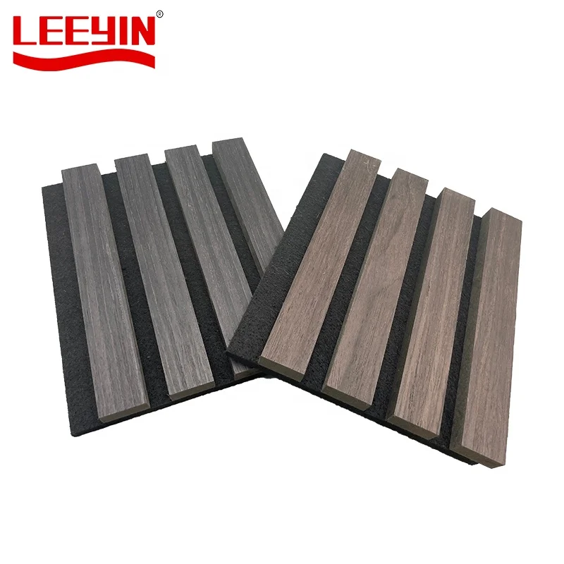 Оригинальная фабричная деревянная планка для гостиничного настенного потолочного украшения MDF Akustik панель