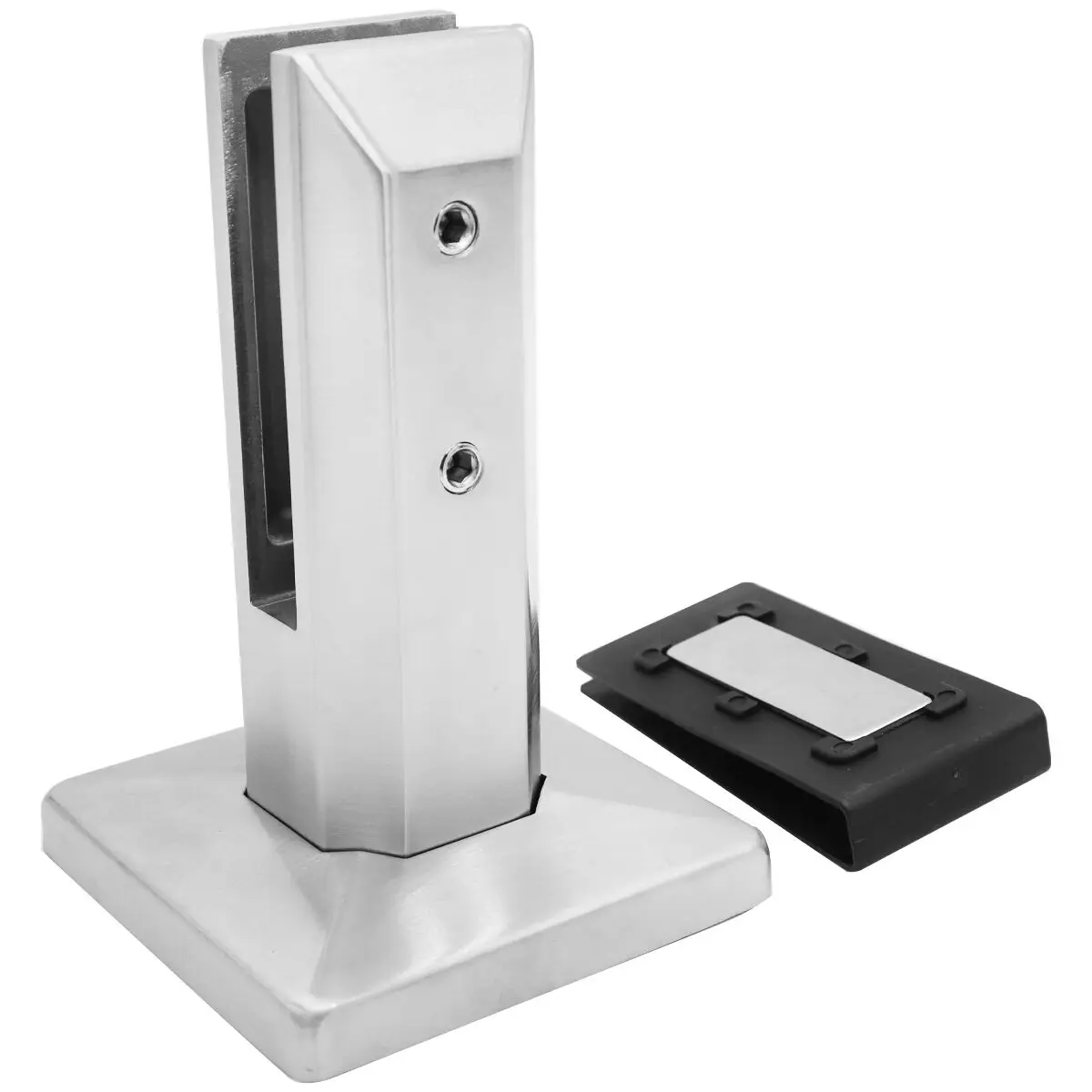 ZD High Repurchase Rate Gold Stainless Steel Adjustable Glass Balustrade Spigot Glass Pool Fence Spigot Gold Color Glass Spigot