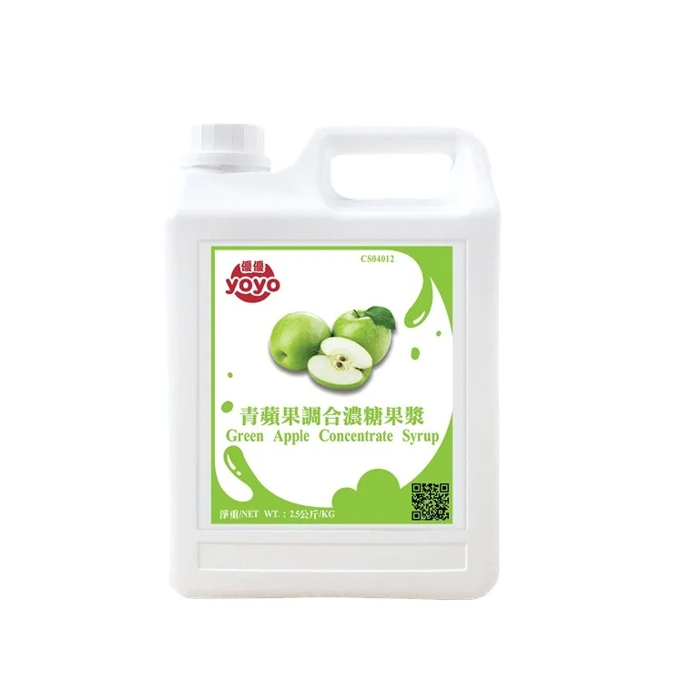 Фруктовый аромат концентрат сиропа зеленый яблочный фруктовый сок