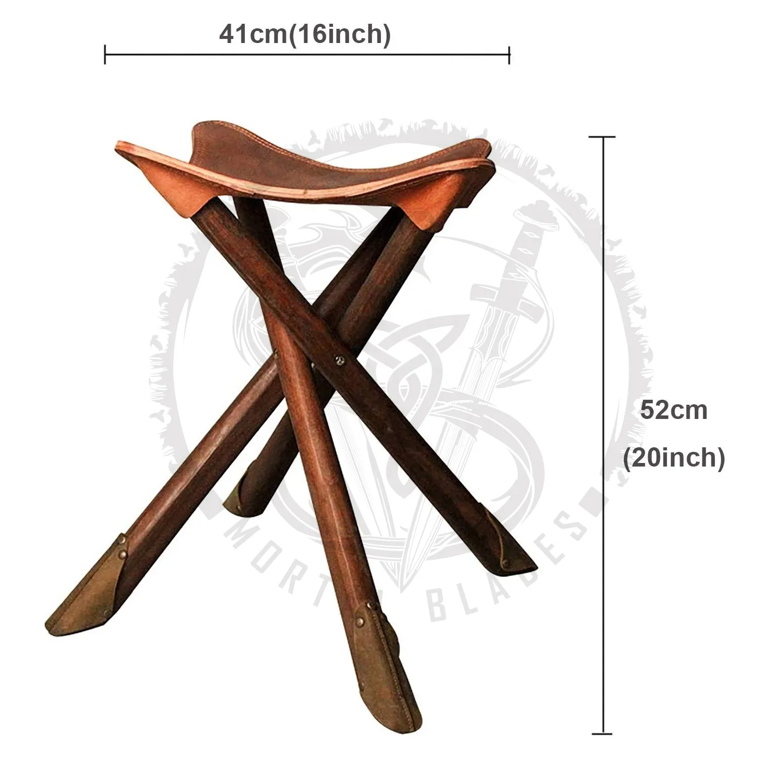 Folding Stool Fold Up Dual Use Fishing Chair Wood Seaside Garden Beach Chair for Camping Hiking Outdoor Furniture