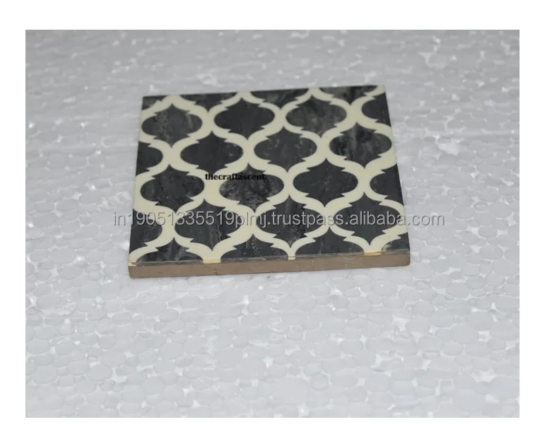 Customized Bone Inlay Resin Table Decor Cups Coaster MDF Coaster New Tending Design Coaster Mats & Pads Direct From Manufacturer