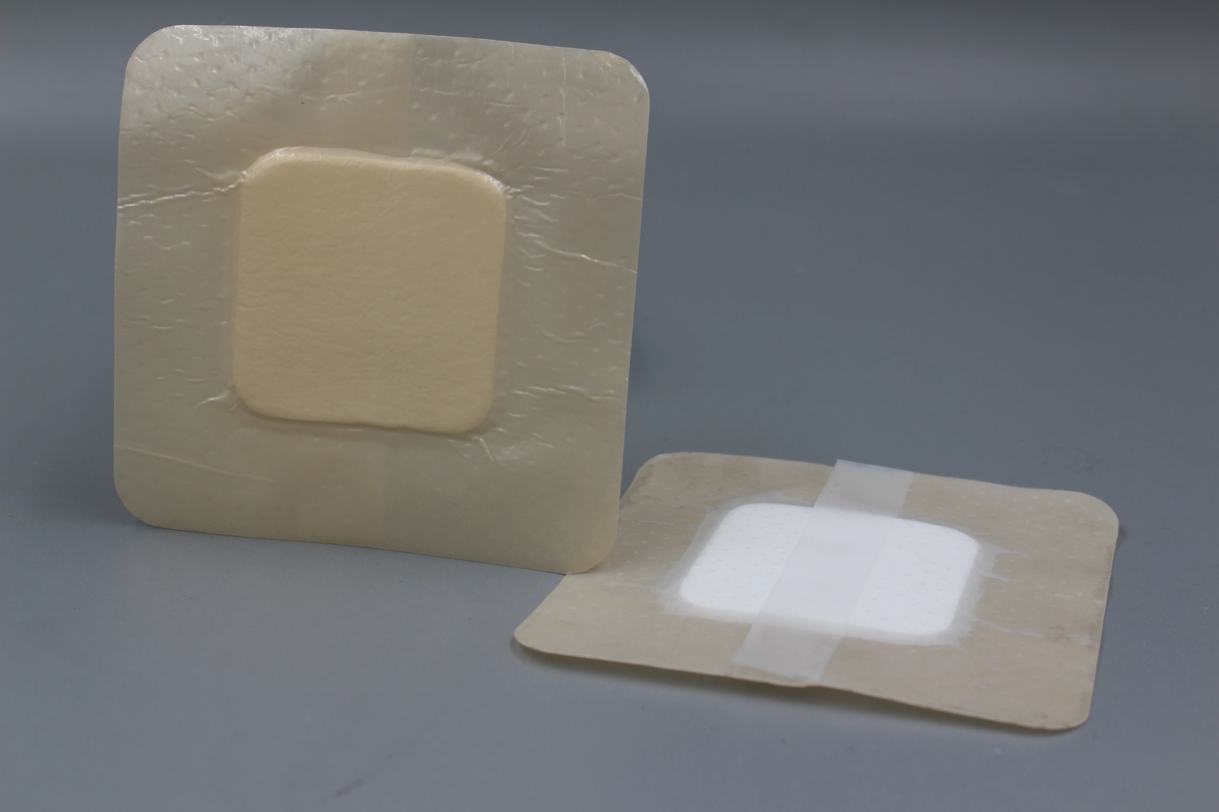 High Absorbency Silicone Adhesive Foam Dressing with Gentle Border Bed Sore Leg Ulcer Diabetic Ulcer