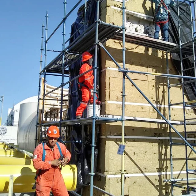 Building curtain wall with low thermal conductitivty Thermal Insulation 100kg/m3 Basalt Mineral wool Slab Rock wool Panel