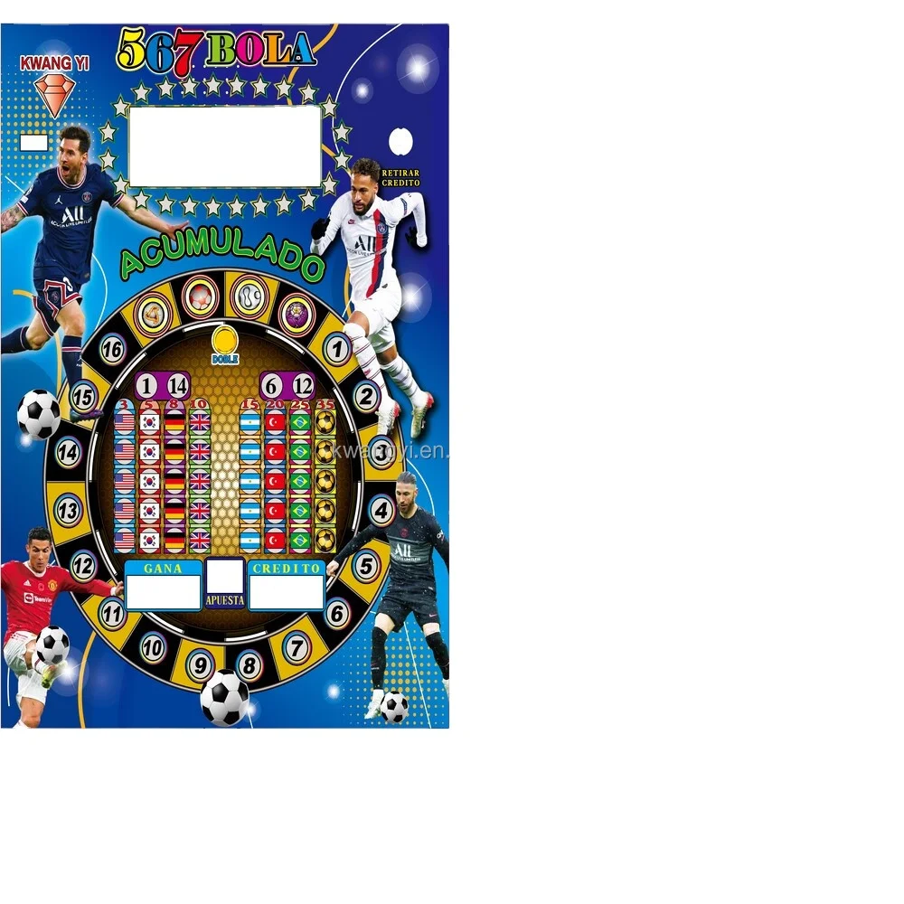 Kwang Yi 7 Balls Gaming Machine Aracde Games Coin Pusher Machine./ Kwang Yi Buena Maquina Pinball 7 Bolas