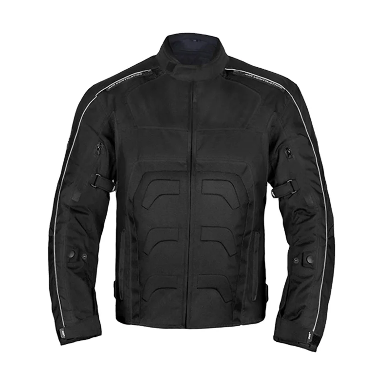 2023 Windproof Leather Textile Motorbike Racing Gears for Men textile Tour Adventure Camping Motorcycle Jacket for Men