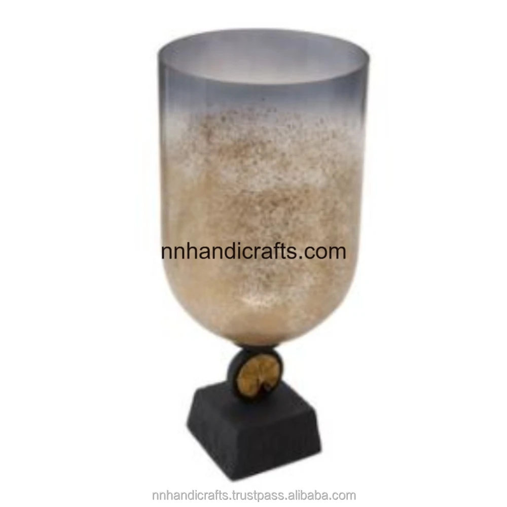 Средиземноморская алюминиевая металлическая белая Золотая черная позолоченная ваза с порошковым покрытием другая Современная уникальная напольная офисный центр