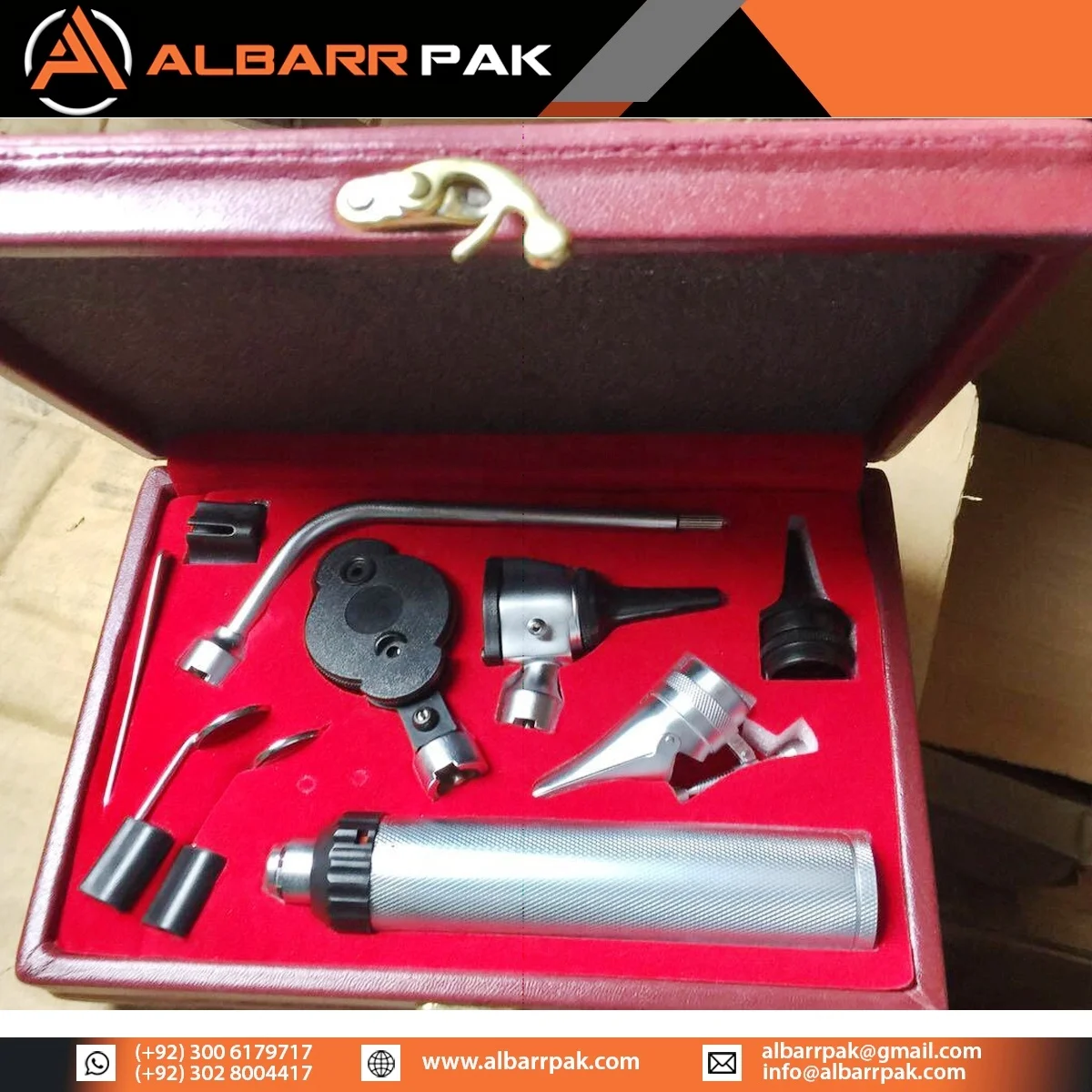 
Diagnostic Professional Physician ENT Otoscope KIT Ophthalmoscope with CE 