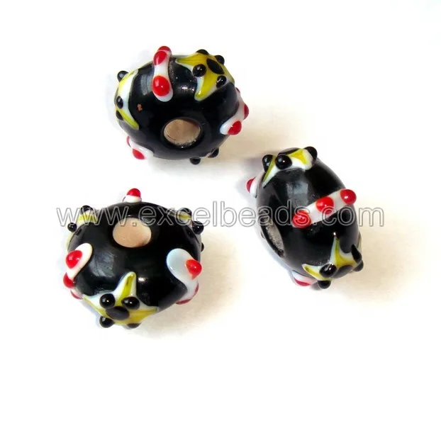 Best Beads - Big hole Glass Beads for Jewelry making and decoration from wholesale bead supplier Excel Exports