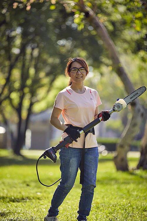 High quality battery Powered Pole Saw Extend Kawasaki Long Pole Chain Saw For Road Care