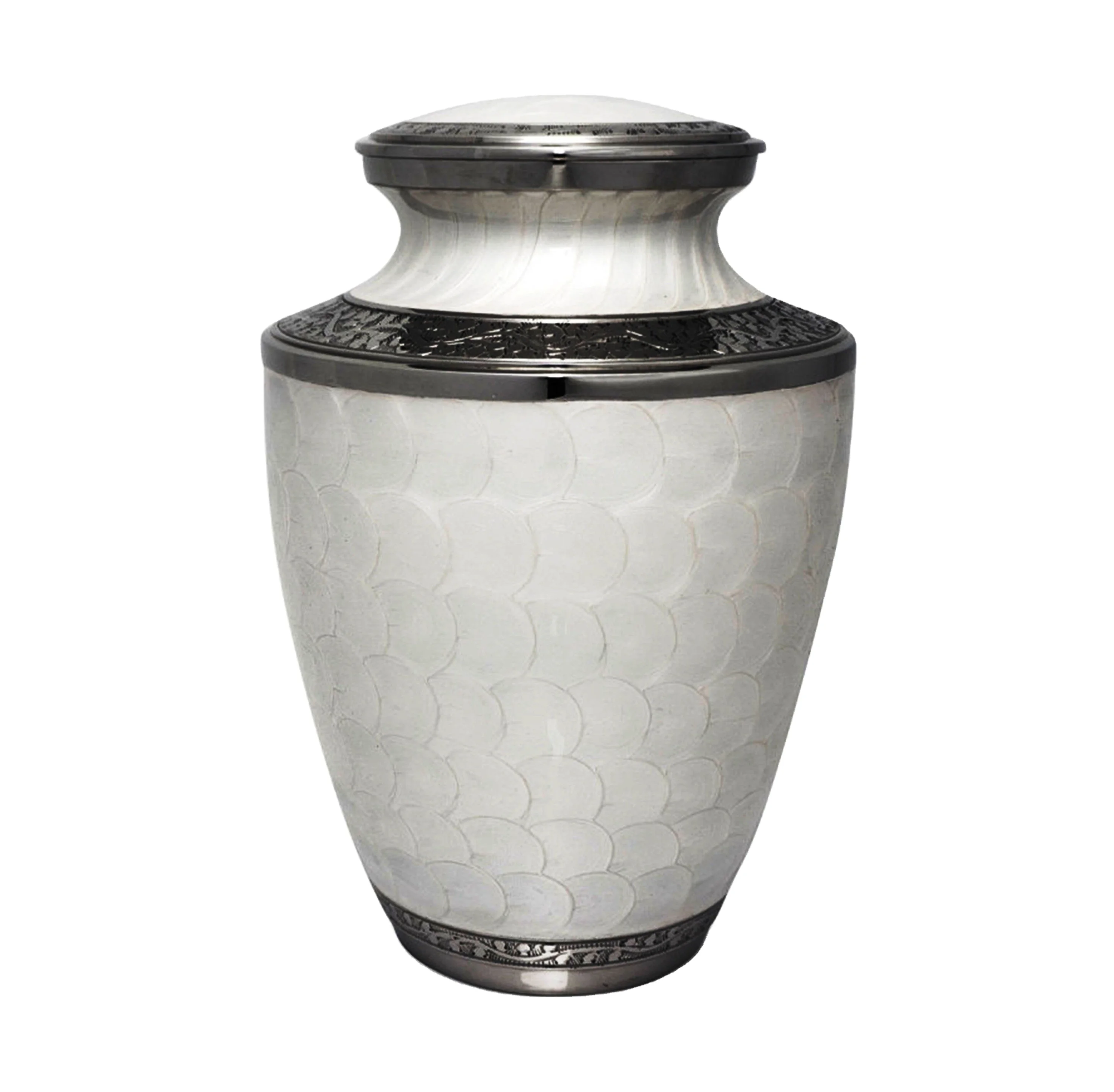High Quality Human Ashes Urns for Women and Man Radiant White Cremation Urn