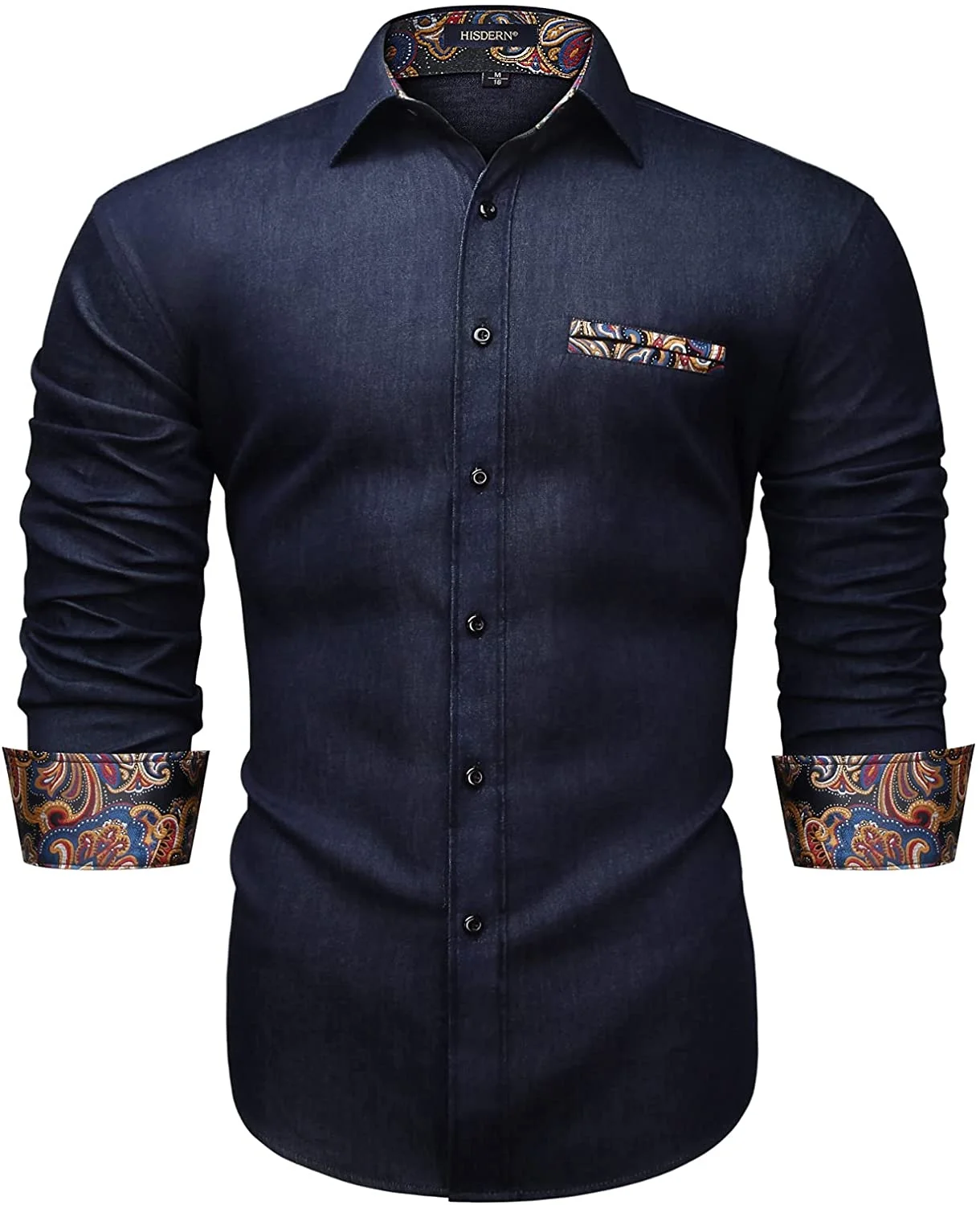 OEM новый мужские Hipster Африканский Племенной рисунок в стиле «пэчворк» приталенная одежда с длинным рукавом на пуговицах рубашки воротником «Мандарин»