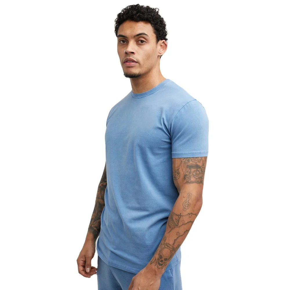 Verified Supplier 100% Combed Cotton 180 gsm Single Jersey Men T-Shirts