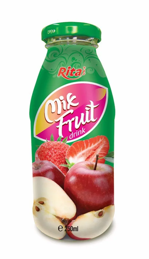 Wholesale High Quality Mix Fruit Juice 250ml Canned Manufacturer In Vietnam Best Flavor Best Fruit Juice