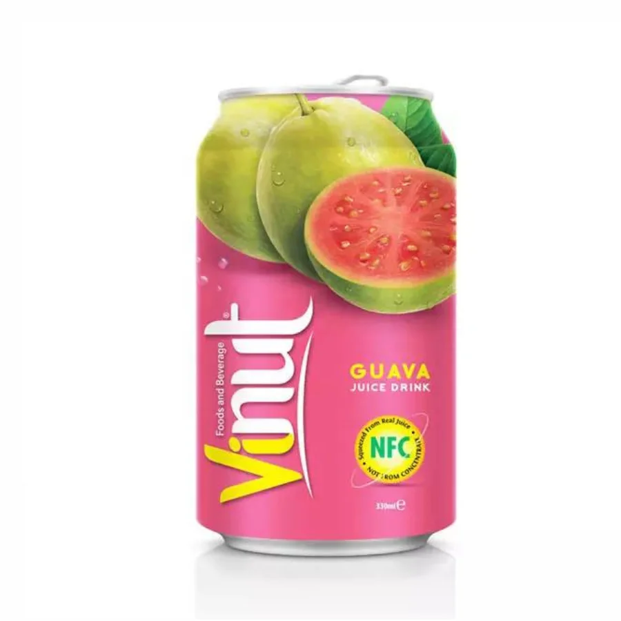 Best Selling Juice Vinut Guava Juice Drink 330ml Asian Tropicanas Juice Drinks