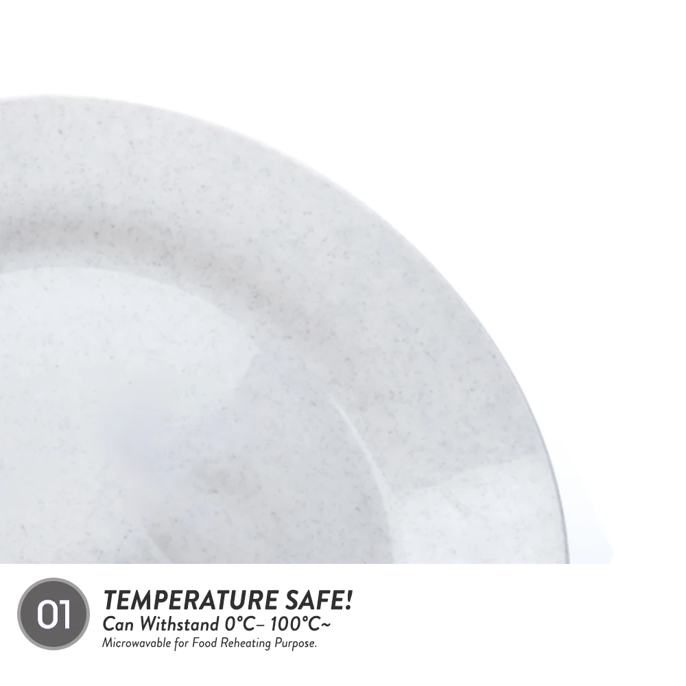 Elianware High Quality Plastic (PP) BPA Free Household Tableware Dining Plates & Dishes Set Manufacturer Malaysia