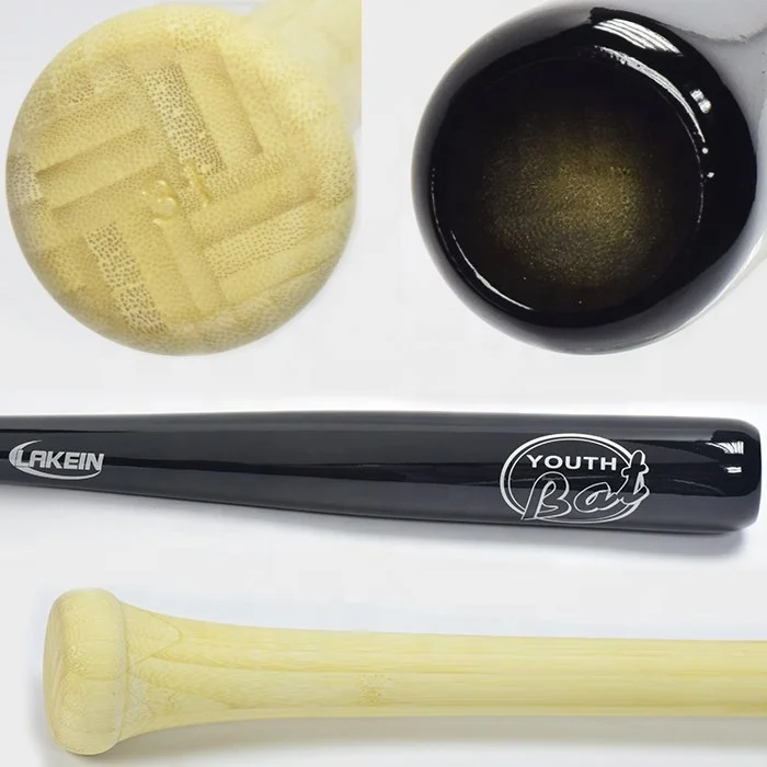 Branded bamboo baseball bat