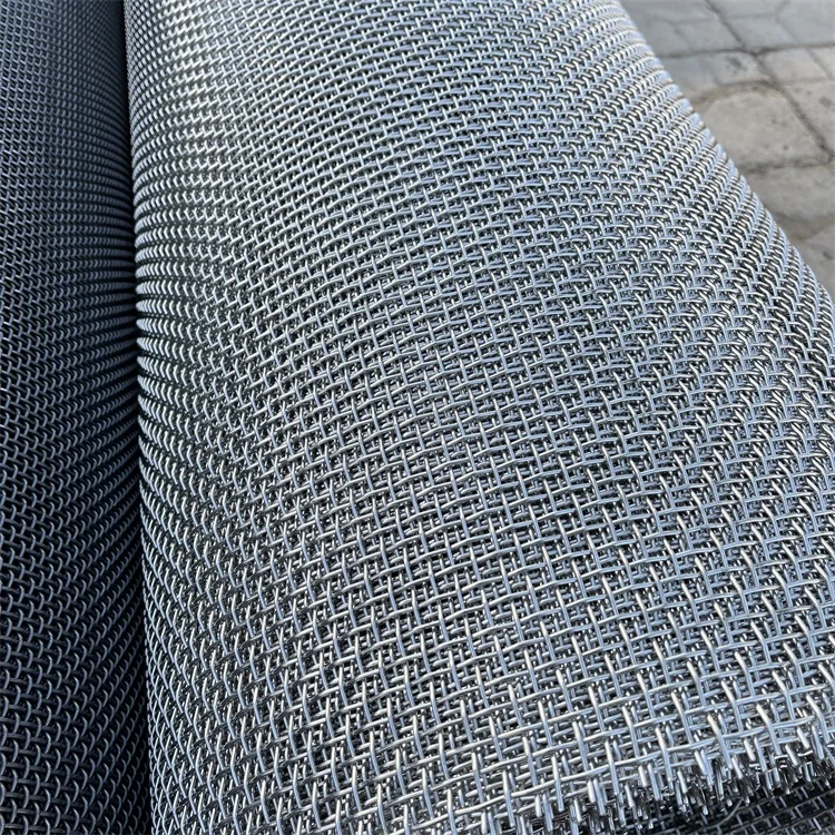 stainless steel ore vibrating screens mesh galvanized crimped wire mesh panels