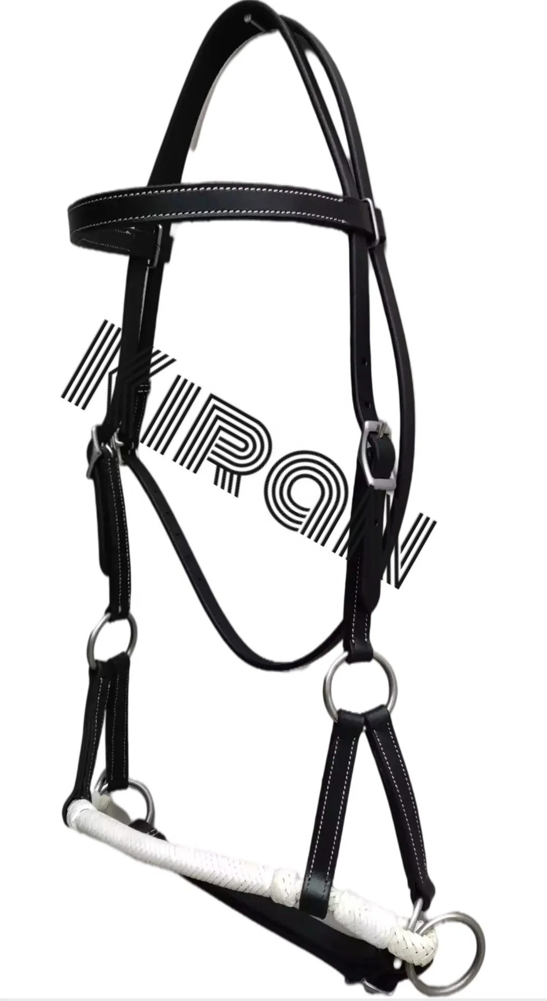 Кожаная боковая уздечка