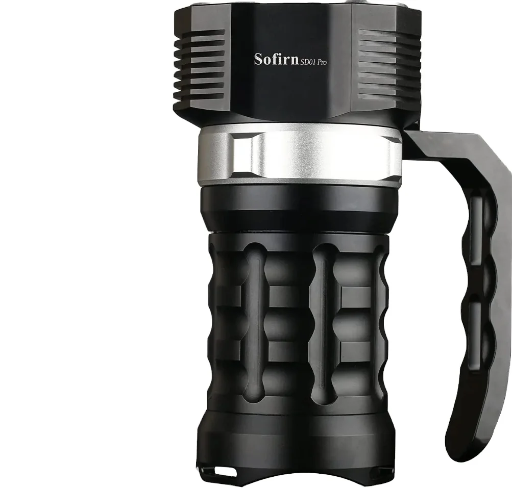 50000 lumens underwater camera diving flashlight diving fill light with battery battery lens photography flashlight