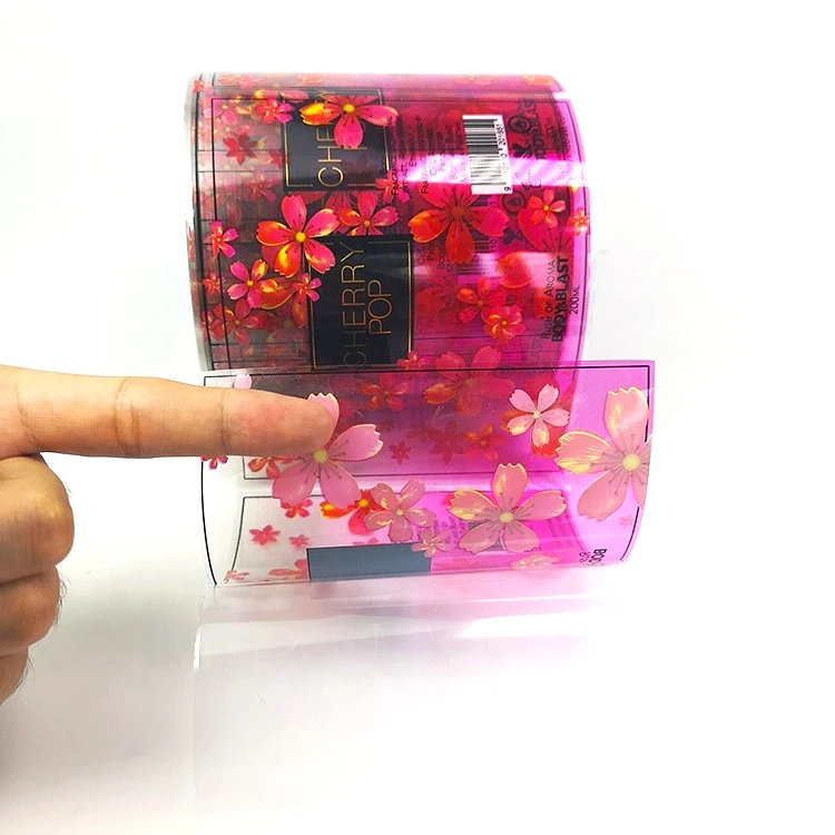 Eco-Solvent Ink Custom Square Roll for Bottle Label Transparent Stickers