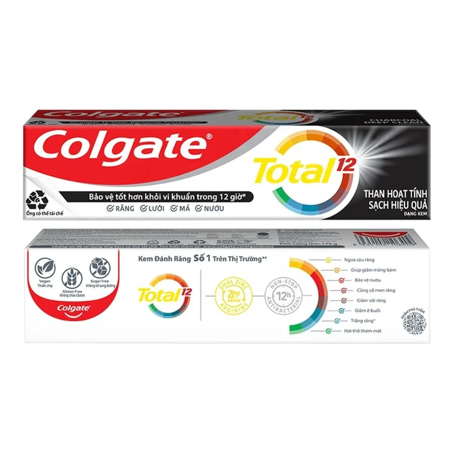 Good Quality Colgate Total Charcoal 170g Best Price Colgate Toothpaste Dental Care For Worldwide Sale