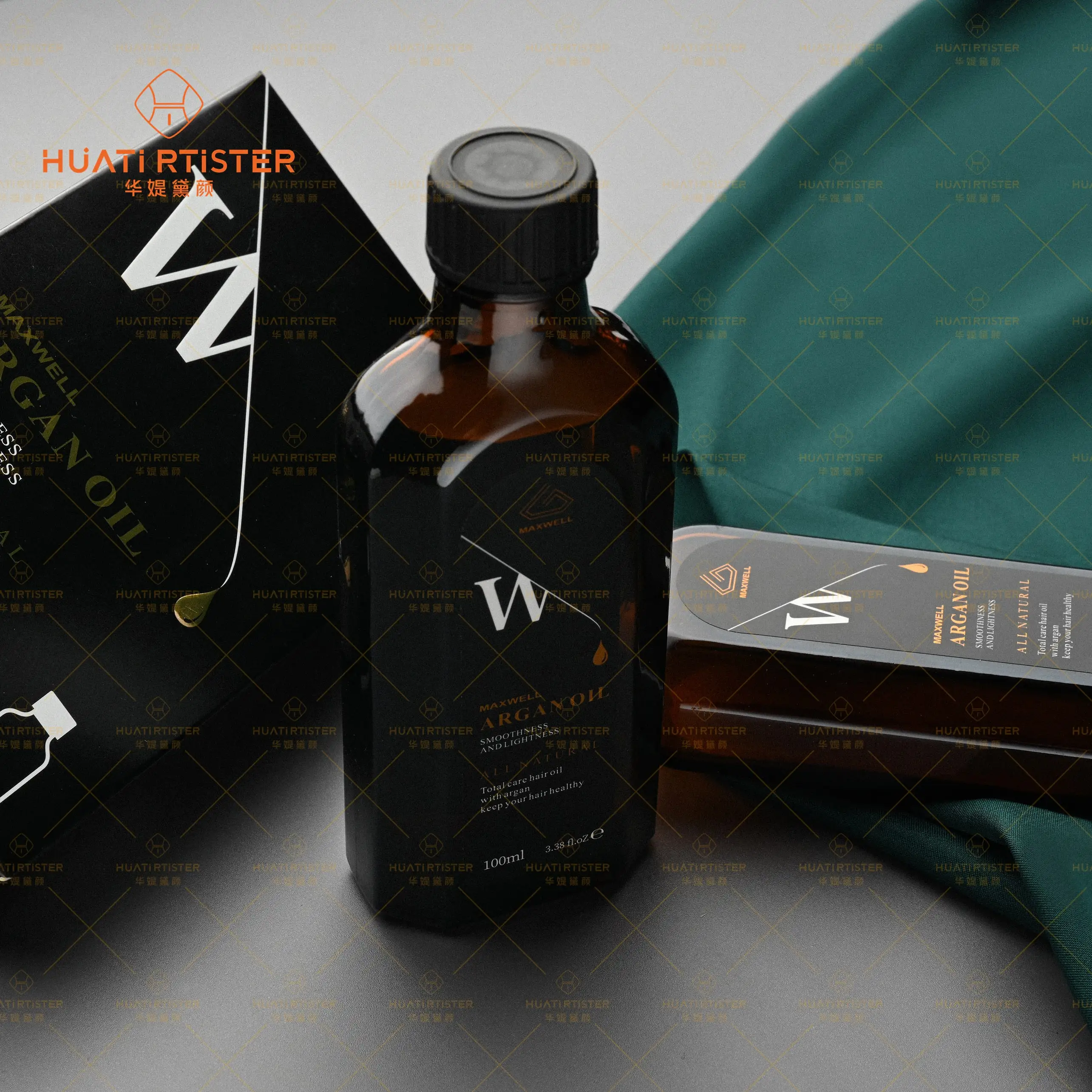 Huati Sifuli MAXWELL 100ml argan oil organic leave in keratin collagen Macadamia argan oil hair serum