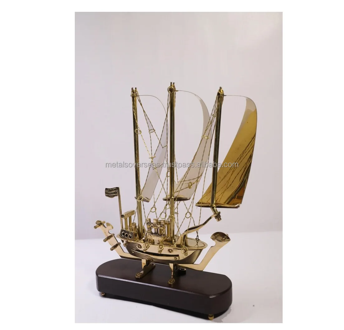 Antique  Brass Ship Decorative Ship Home Decor Ship Gift Item Boat For Home And Office Table Use