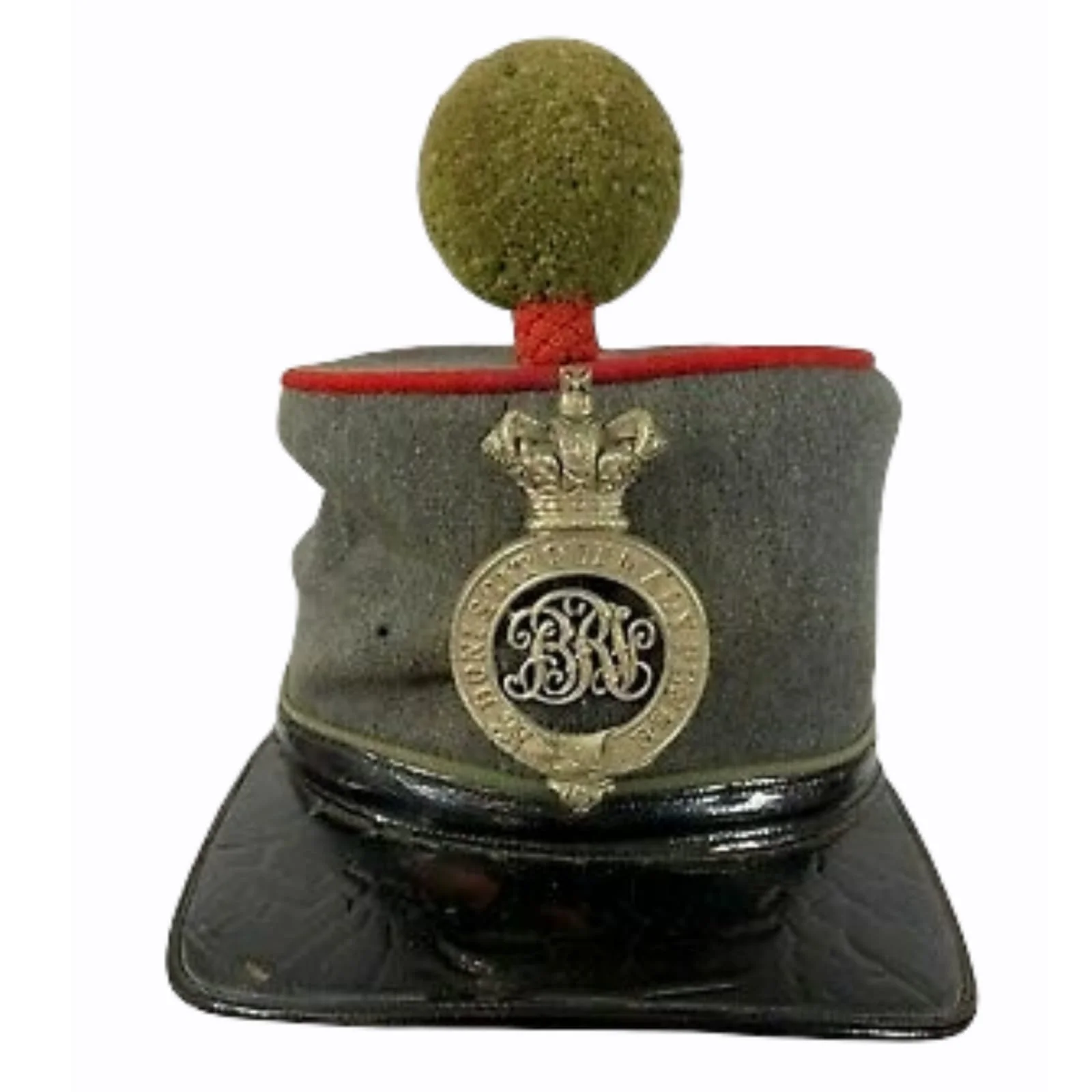 Victorian British Army Berkshire Rifle Volunteers, Officer Shako Helmet Infrantry Cap Shako Hat
