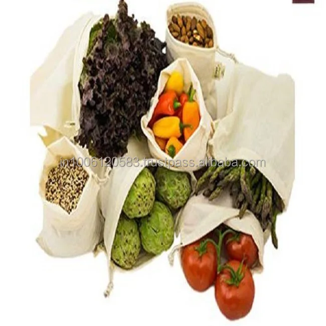 
100% Organic Soft Cotton Bio Degradable Cotton Bag 