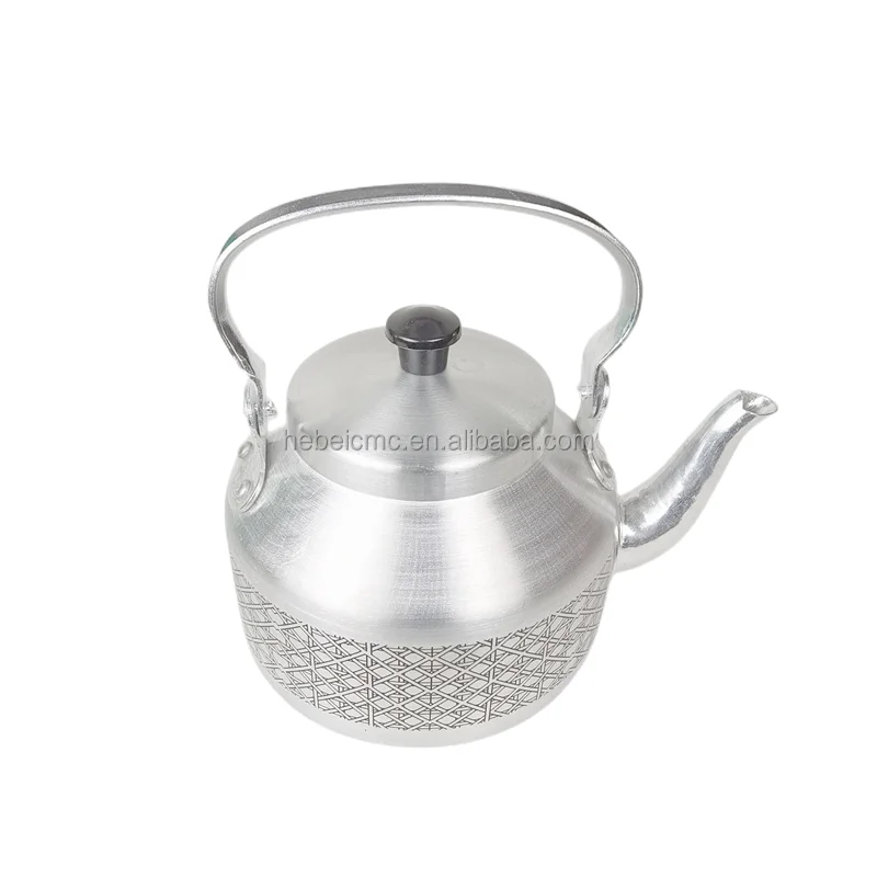 Metal Tea Pot For Stove Water Kettles Camping aluminium kettle traditional carved pattern