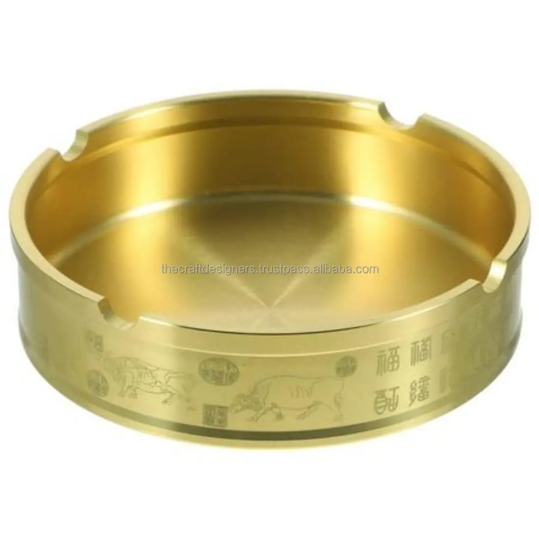 Absolute Quality Ashtray OEM ODM Customized Portable Metal Ashtrays Simple Shape Silver Ashtray For Lighter Smoking Accessories