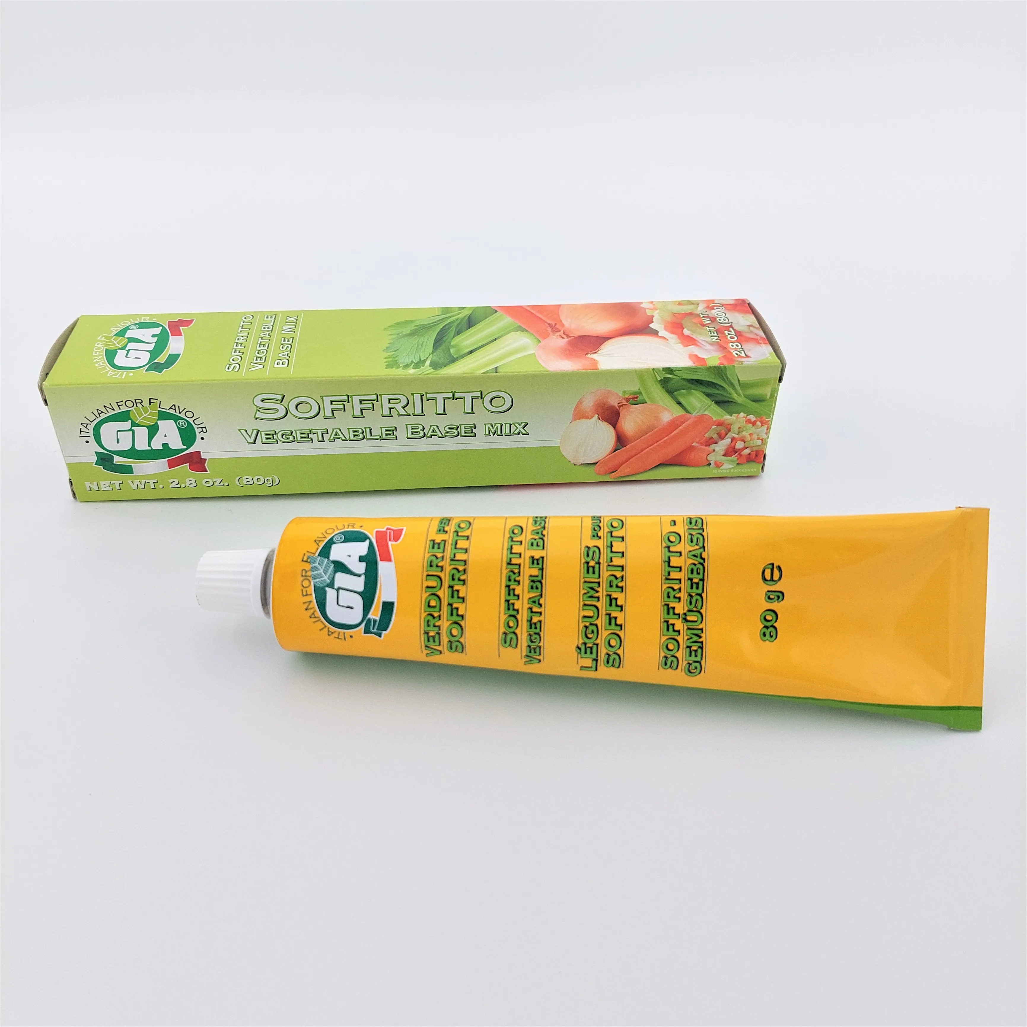 high quality made in italy SOFFRITTO VEGETABLE BASE MIX 80 g in tube GIA for export