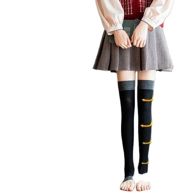 Korean Sleep Compression Stockings Over Knee Socks Half Stockings Outfit