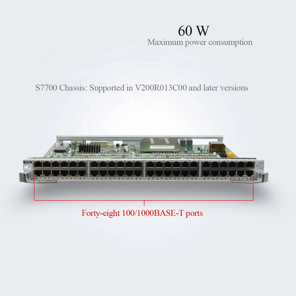 
S7700 interface card ES1D2G48VX5S (X5S RJ45 PoE++) 