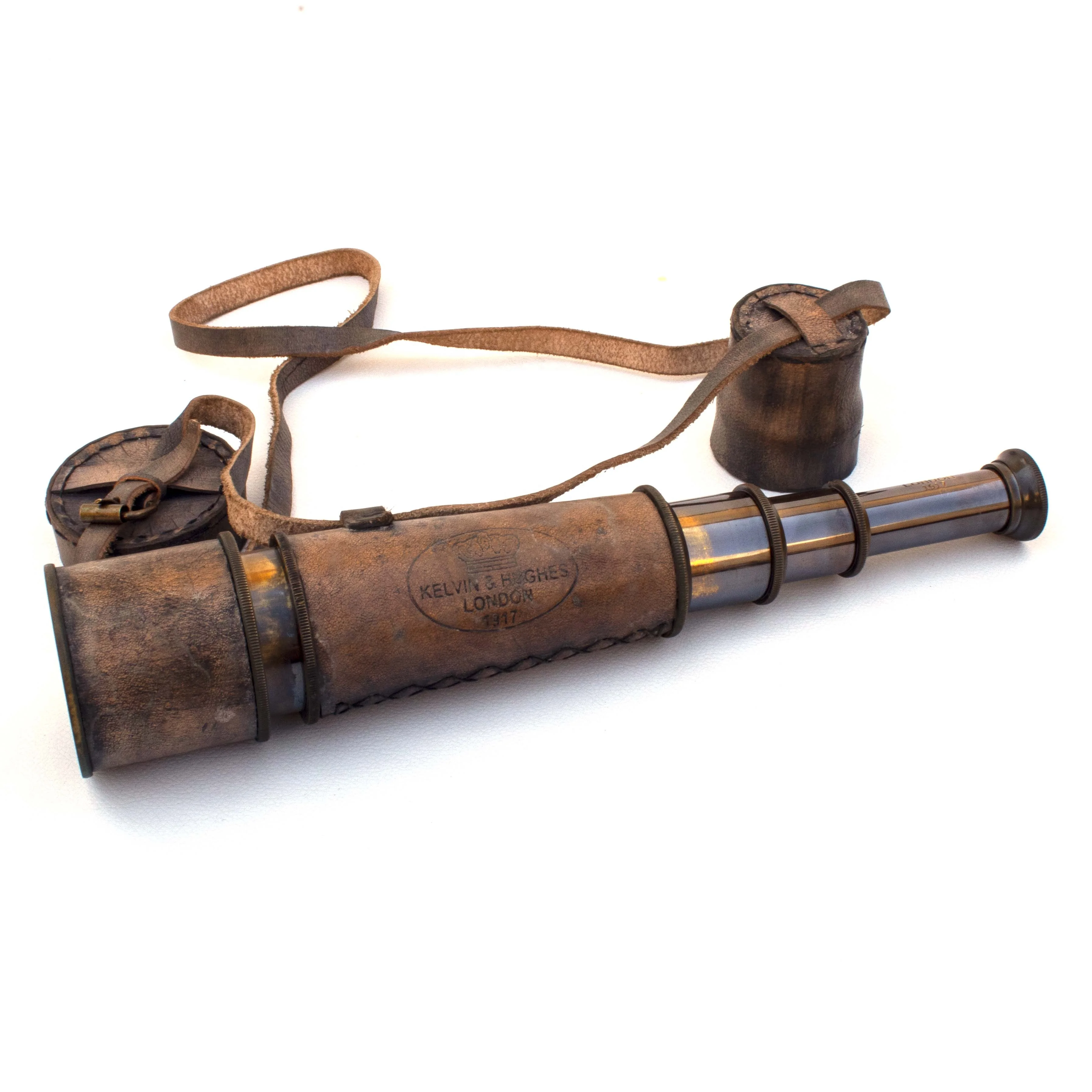 Trendy Collection Pocket Watch With Nautical Telescope Gold Colored Design European Antique Watches Nautical Collection