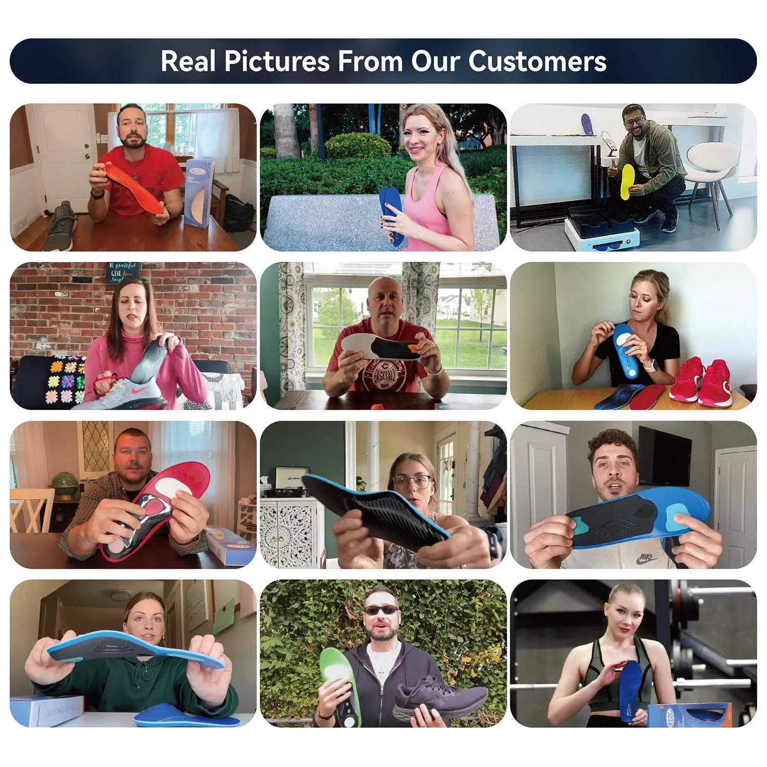 Over Pronation Corrective Good Feet High Arch Support Work Boot Shoe Insert For Flat Feet