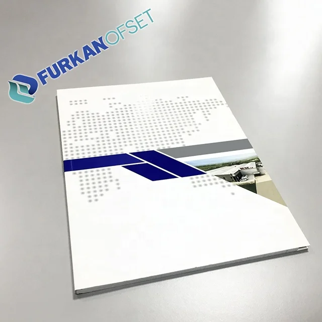 Fast Shipping 80p A4 210 297 mm High Quality Product Catalog Printing Thin Inside Paper Soft Cover Book Brochure Flyer Printing