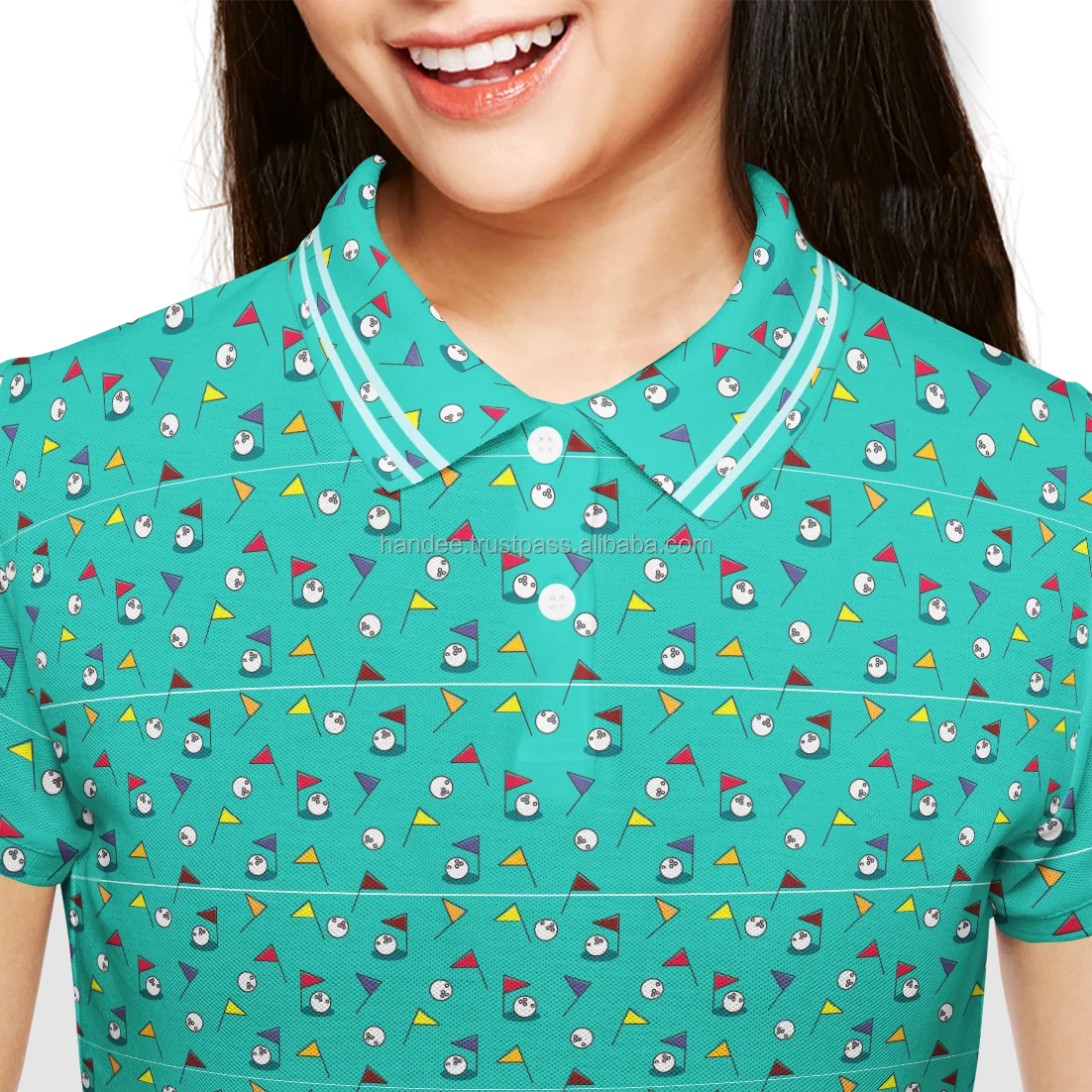 High End Quality Wholesale T-shirt OEM T-shirts For Women 100% Cotton Women Sports Apparel Golf Shirt Custom Cool Fabric Low MOQ