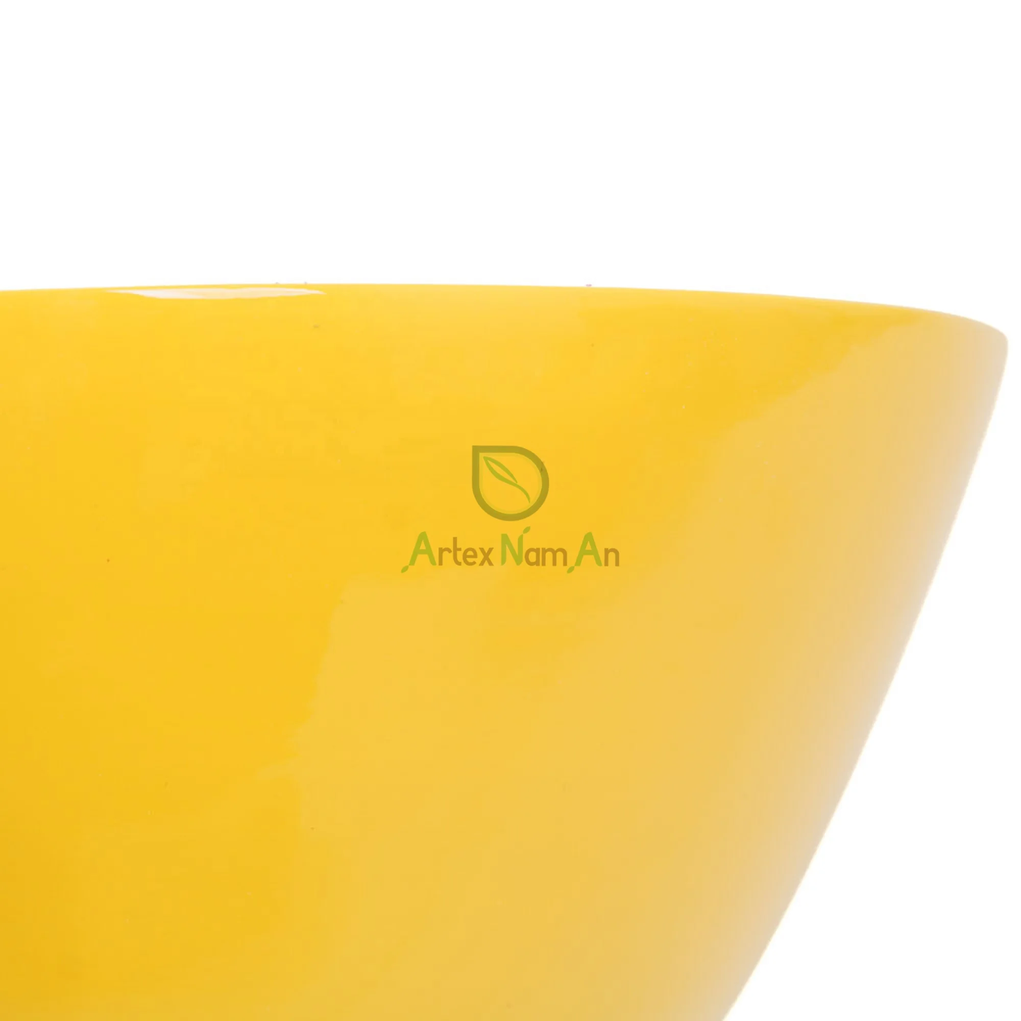 Yellow bamboo serving bowl/nordic bowl/bamboo tableware for home hotel and restaurant