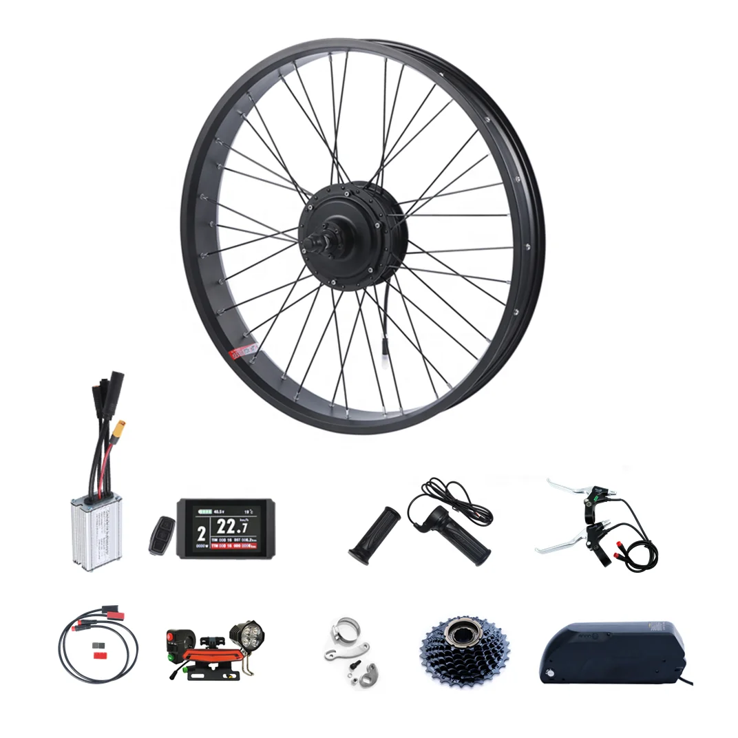 Ncyclebike high quality high brushless DC motor 20-29inch snow fat Wheel 250w Ebike conversion kits For Electric Bicycle Kit