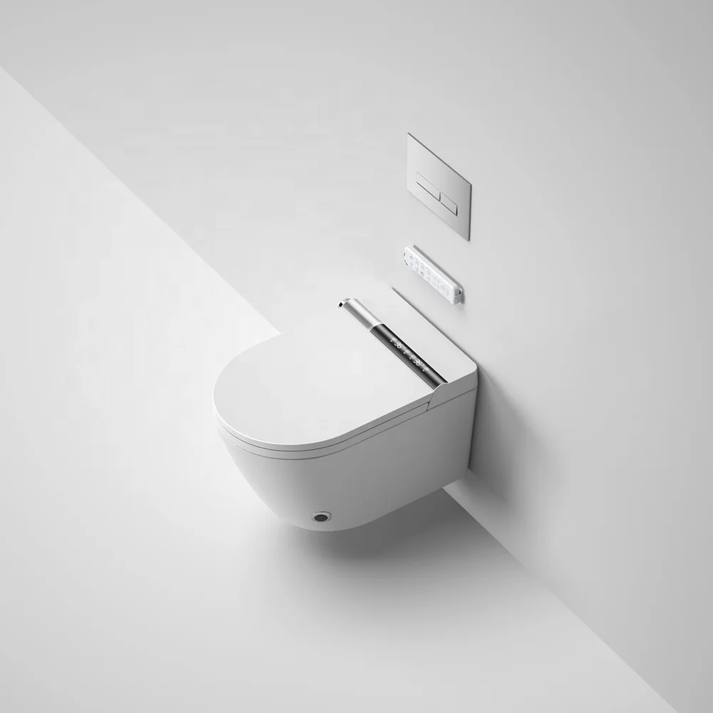 Быстросохнущий Циклон мгновенный удлиненный японский роскошный Умный Унитаз с кнопкой вращения