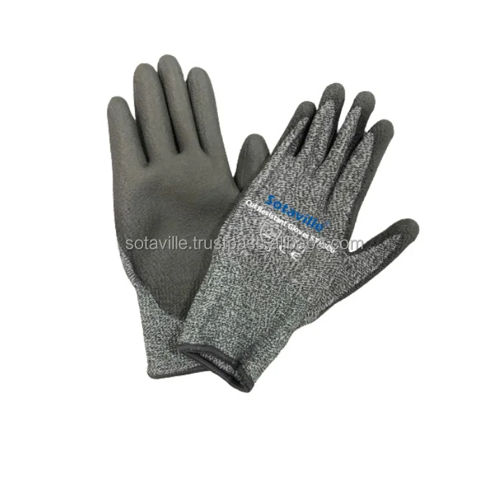 Top Sale safety gloves level 5 heat-resistant, solvent-resistant, oil and grease-resistant cut-resistant gloves, Made in Vietnam