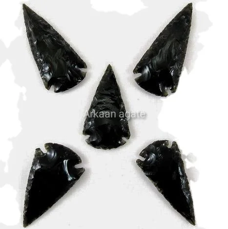 Wholesale Rose Quartz Arrowhead Hand Craft Rose Quartz Arrowhead For Pendant hand polished for sale