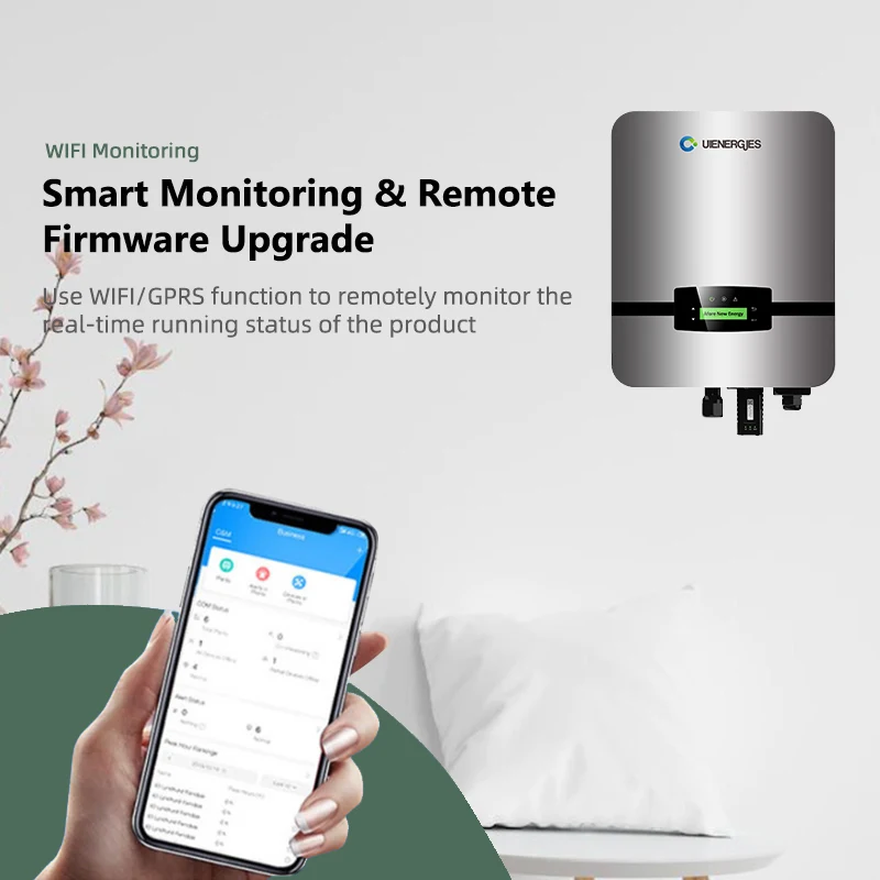 UIENERGIES wholesales price pure sine wave inverter 5000w inverter soler inverter solar home system