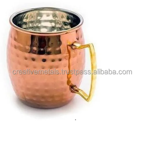 Кофейная чашка из чистой меди оптовая продажа дешевые пользовательские медные кружки для напитков по доступным ценам
