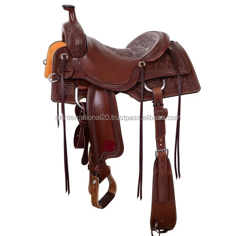 Best Quality Western Horse Saddle Racing Riding Horse Saddle Western Leather Horse show saddle beautiful fitting